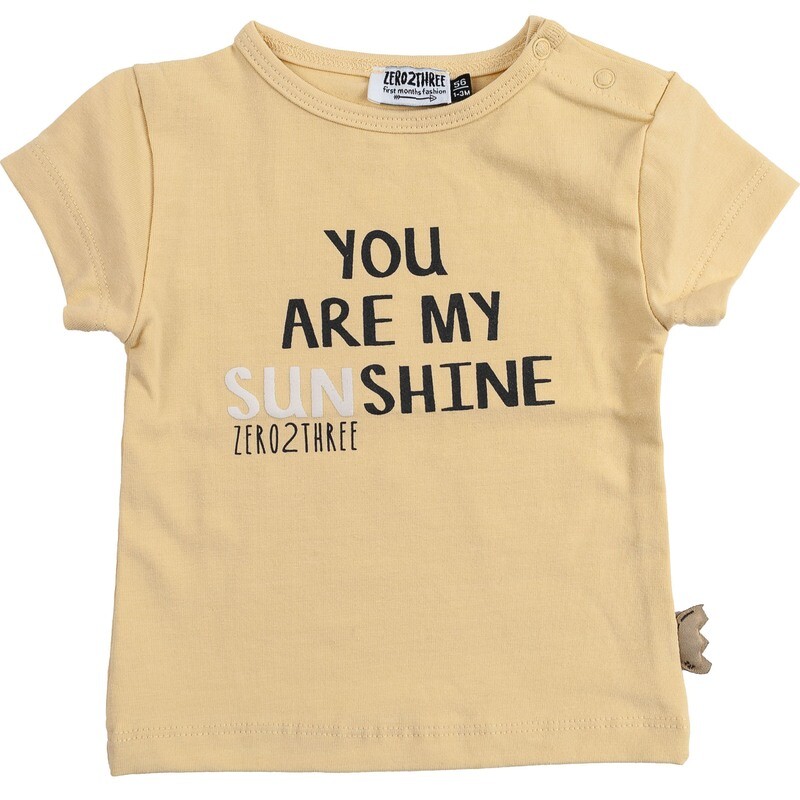 Zero 2 Three Tshirt  You are my sun shine