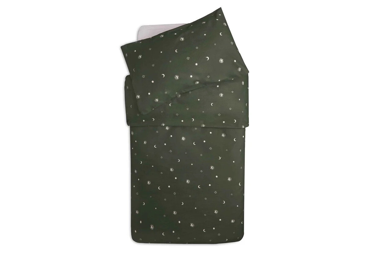 Overtrek Ledikant 100x135/140cm Stargaze Leaf Green