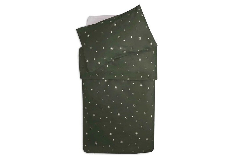 Overtrek Ledikant 100x135/140cm Stargaze Leaf Green