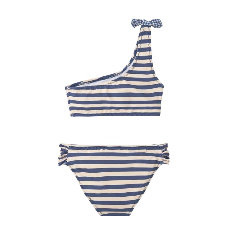 WATERLEMON MEISJE BIKINI TOP Gestreept blauw