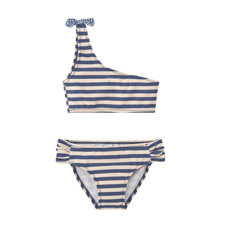WATERLEMON MEISJE BIKINI TOP Gestreept blauw