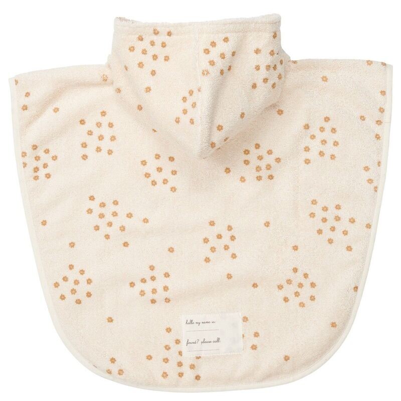 Koeka badponcho flower crown natural  62/68   74/80