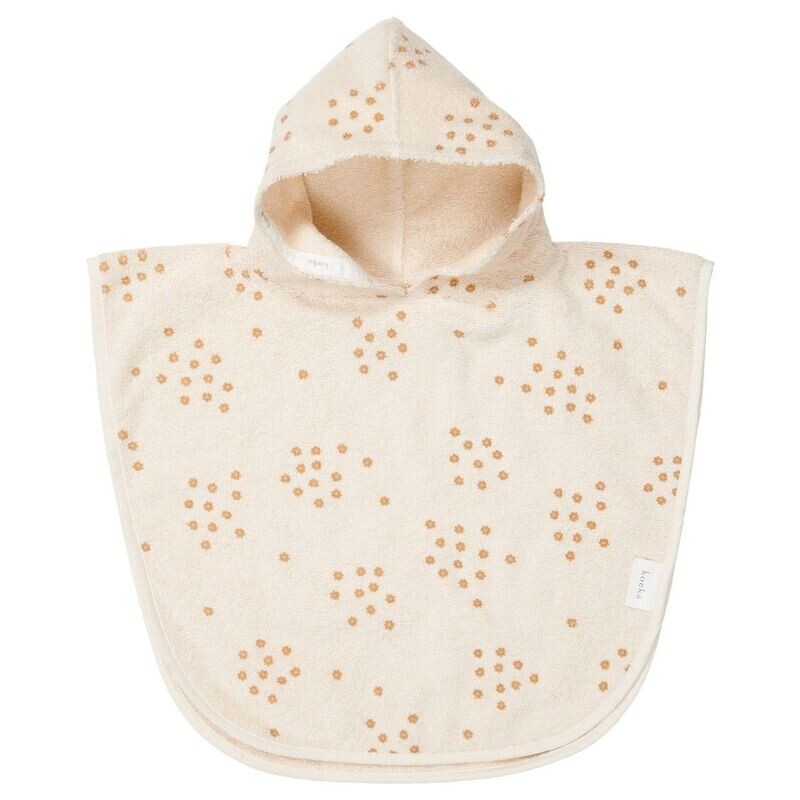 Koeka badponcho flower crown natural  62/68   74/80