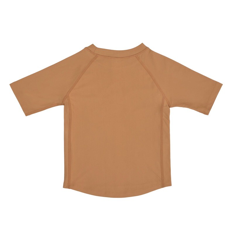 Lässig UV-shirt kinderen korte mouw - rivierkreeft, karamel