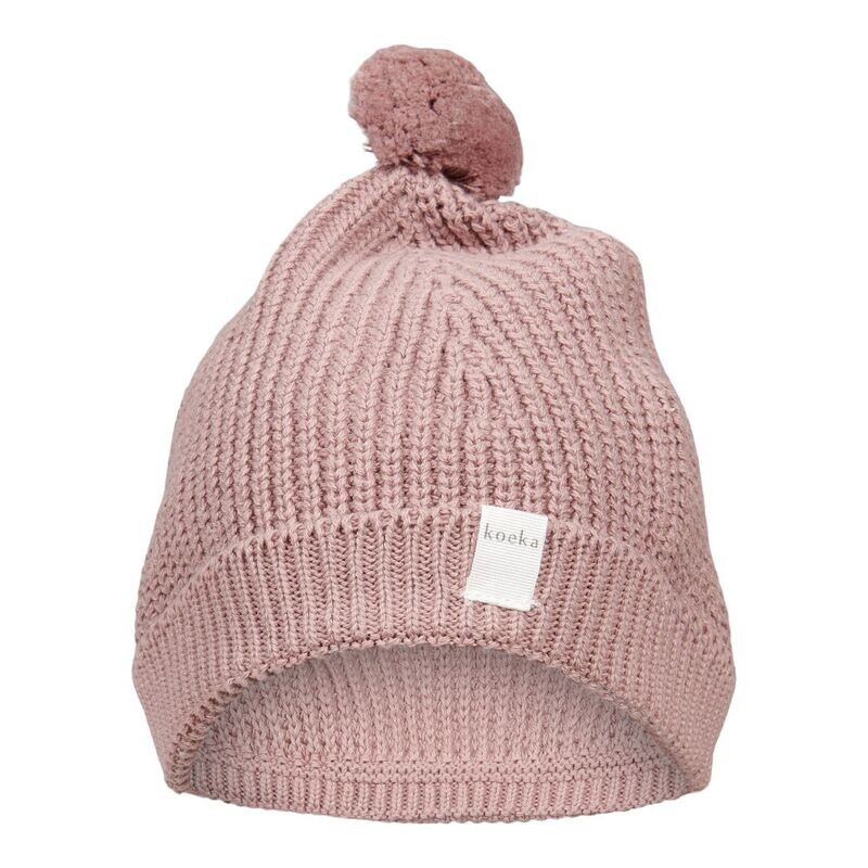 Koeka baby mutsje dinan mauve M
