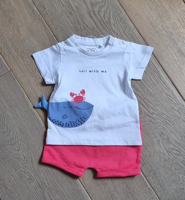 Losan SET SS TSHIRT SHORT