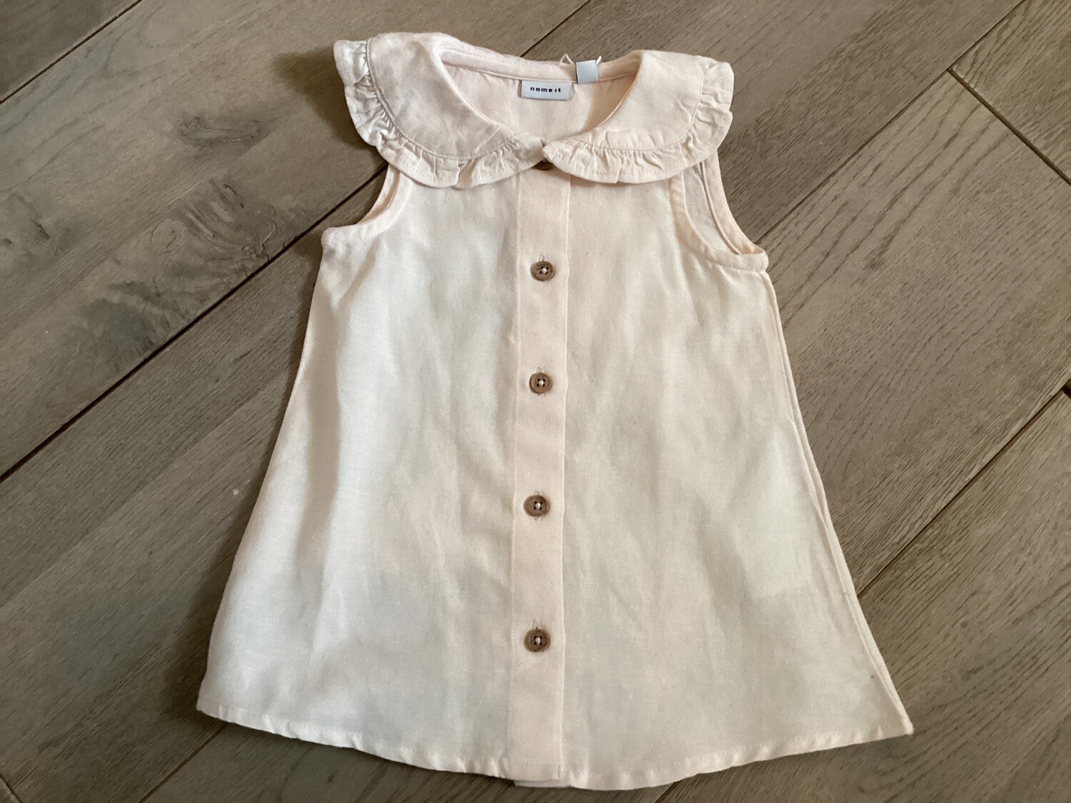 Name it kleedje + gratis broekje, Maat: 56, Kleur: Peche