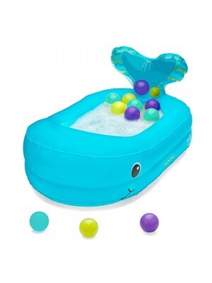 INFANTINO - BATH - WHALE BUBBLE BALL INFLATABLE TUB
