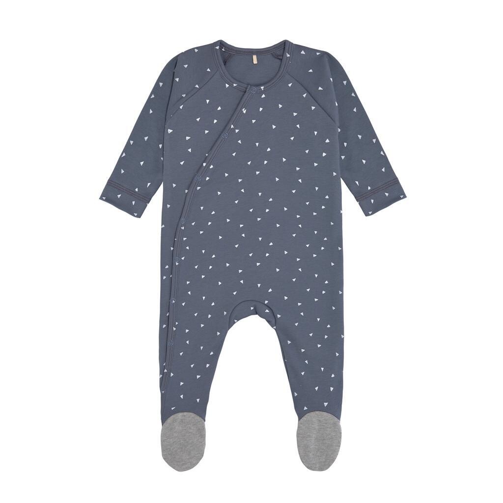 Lässig Pyjama met voetjes Triangle Blue 62/68