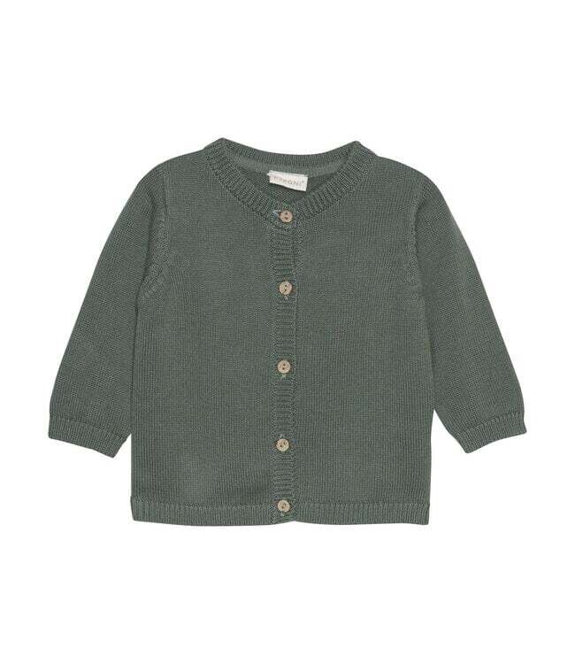 Fixoni - Vest Gebreid Kikker groen