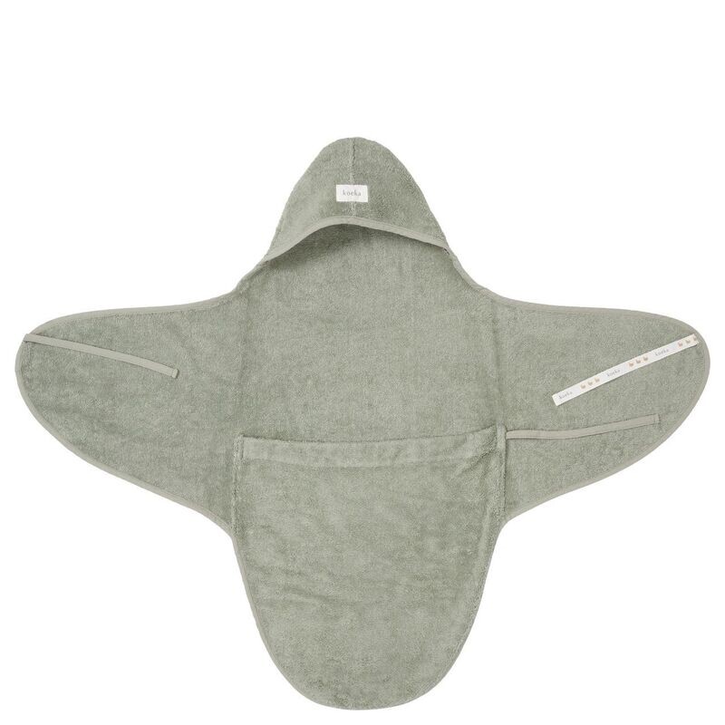 Koeka Omslagdoek Newborn Dijon Daily shadow green