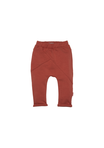 BESS PANTS DIAGONAL-HOT SAUCE