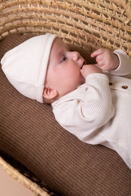 BESS HAT RIB-CLAY Size 1