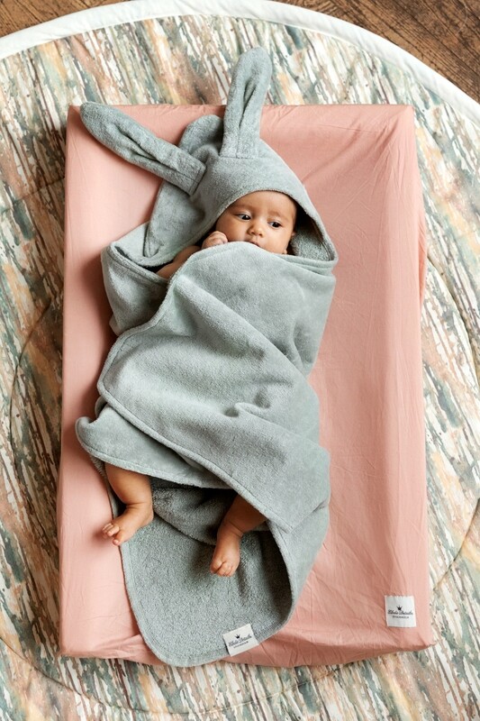 Elodie Badcape Mineral Green Bunny