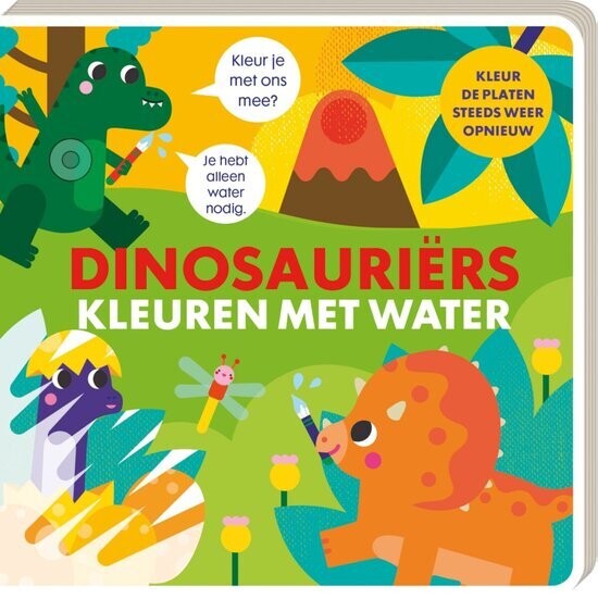 Kleuren met water Dinosauriërs
Kleur de platen steeds weer opnieuw