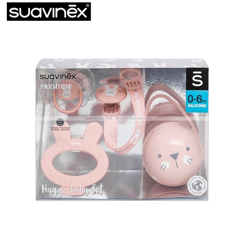 Hygge Cadeauset 4 stuks Grijs - Rose  0-6m