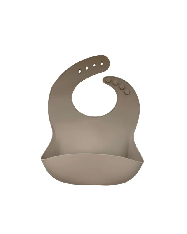 Plock slabbetje met opvangbakje l Beige