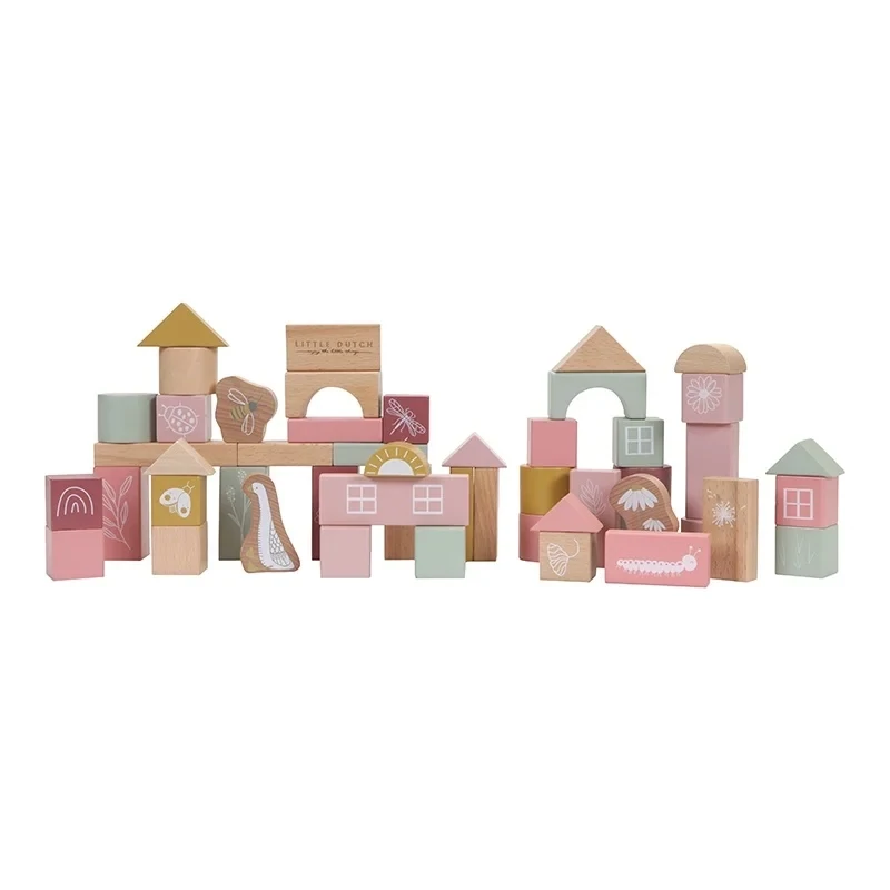 Bouwblokken pink