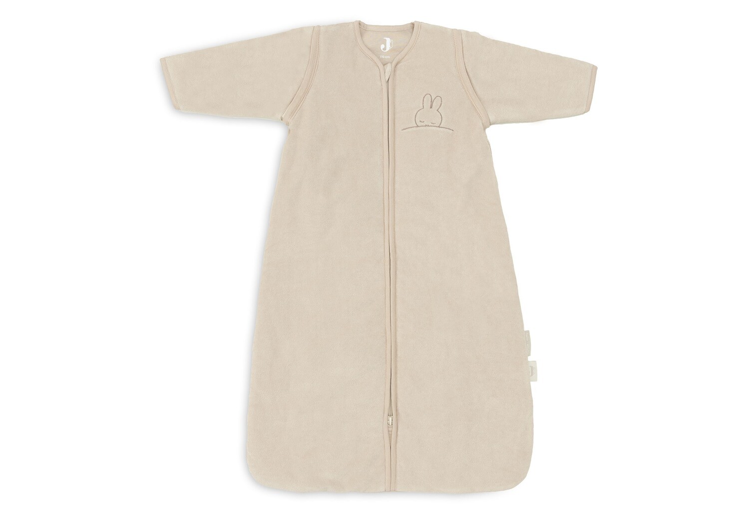 Slaapzak Met Afritsbare Mouw 110cm Sleepy Miffy Terry - Nougat