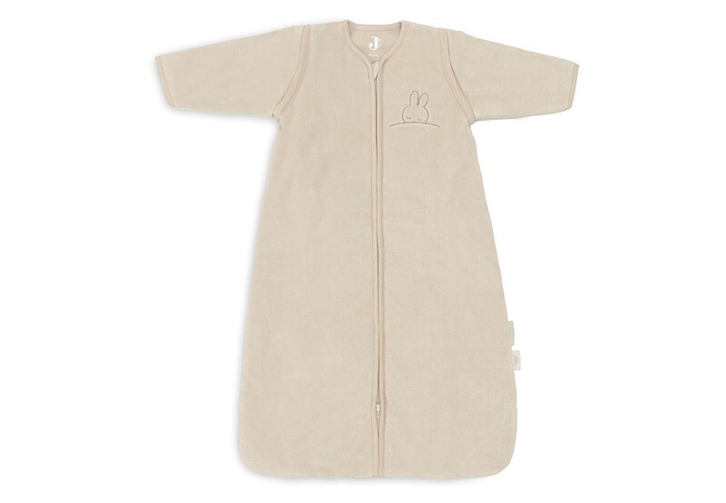 Slaapzak Met Afritsbare Mouw 110cm Sleepy Miffy Terry - Nougat