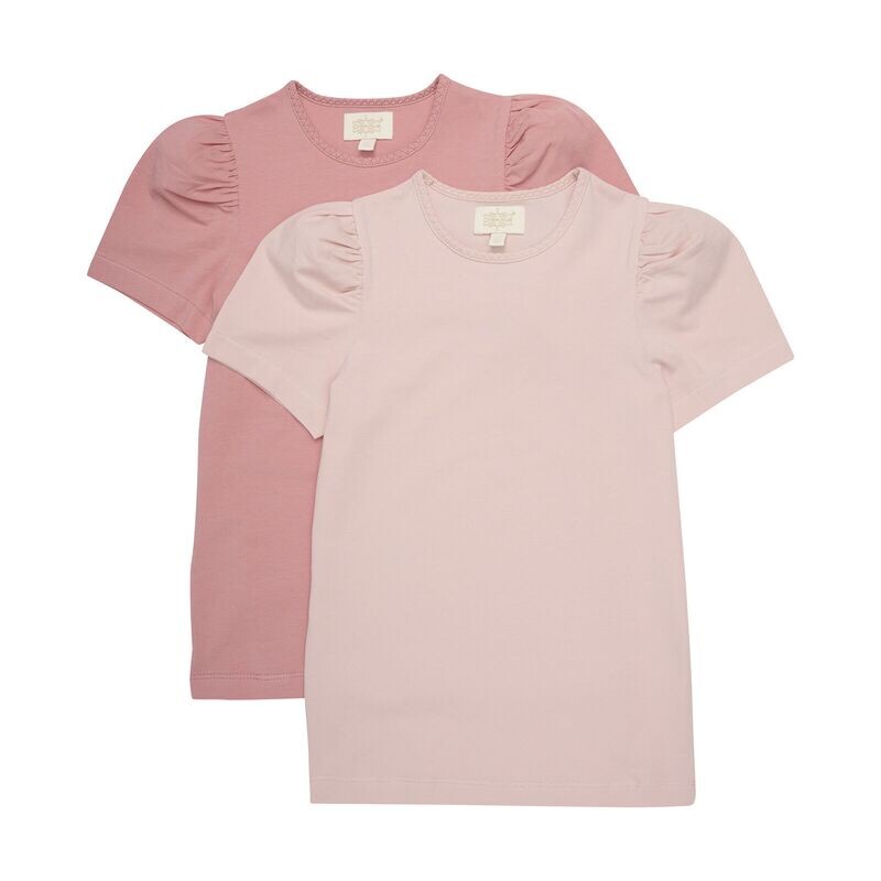 Creamie 2/pak T-shirts Roze en Abricot