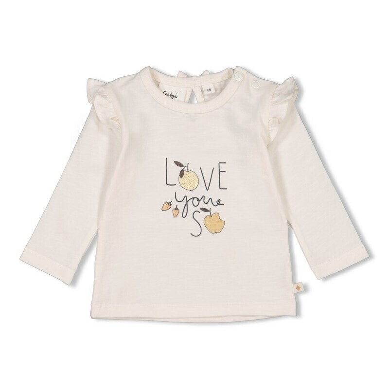 Feetje Longsleeve ruches - Cutie Fruity