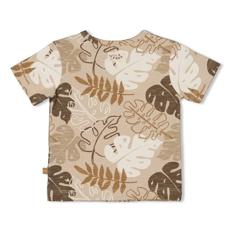 Feetje T-shirt AOP - Chameleon Blad