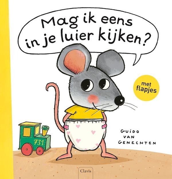 Mag ik eens in je luier kijken? Boek + knuffel
Muisje