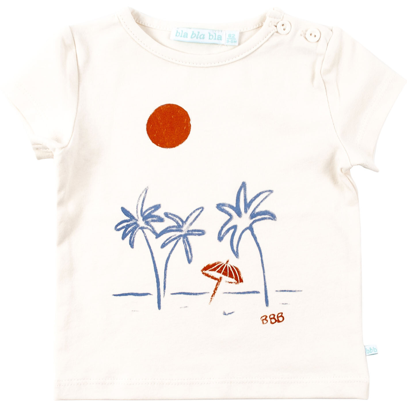 bla bla bla T-SHIRT SS palmbomen