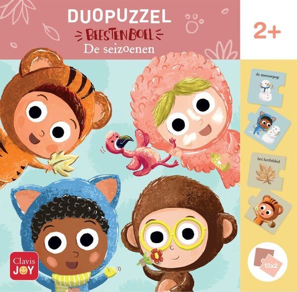 Duopuzzel Beestenboel. De seizoenen
Beestenboel