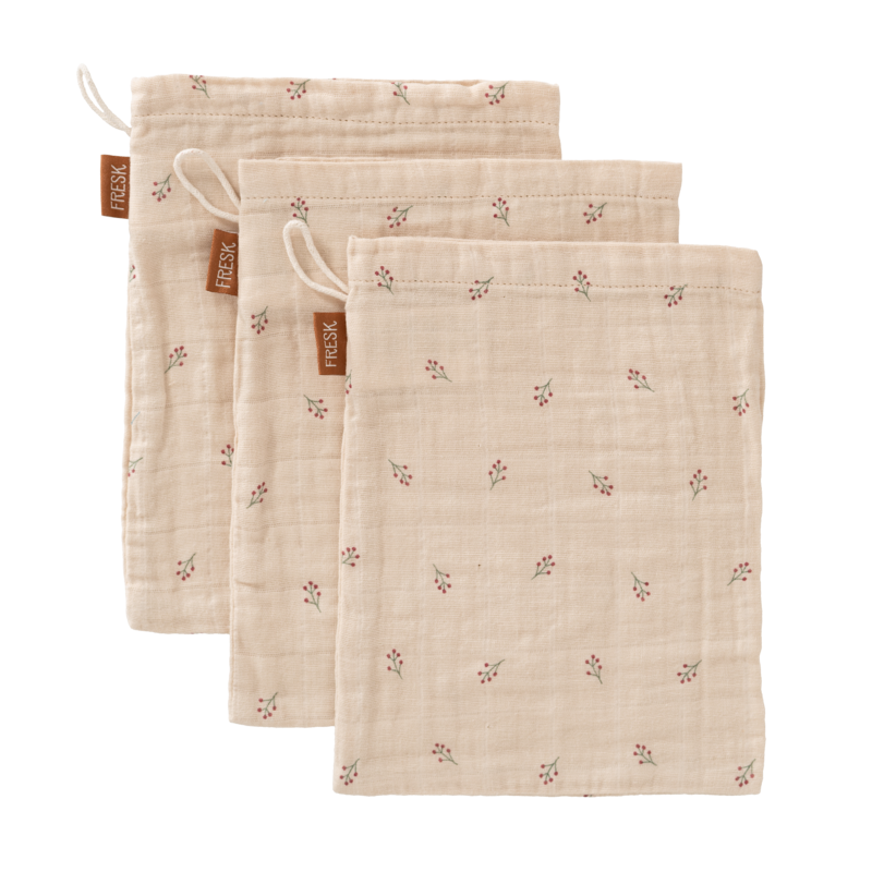 Fresk Washandjes set 3 st. Berries