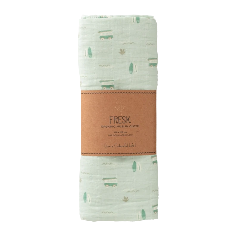 Fresk Swaddle (1 pc.) 120x120 cm Surf boy