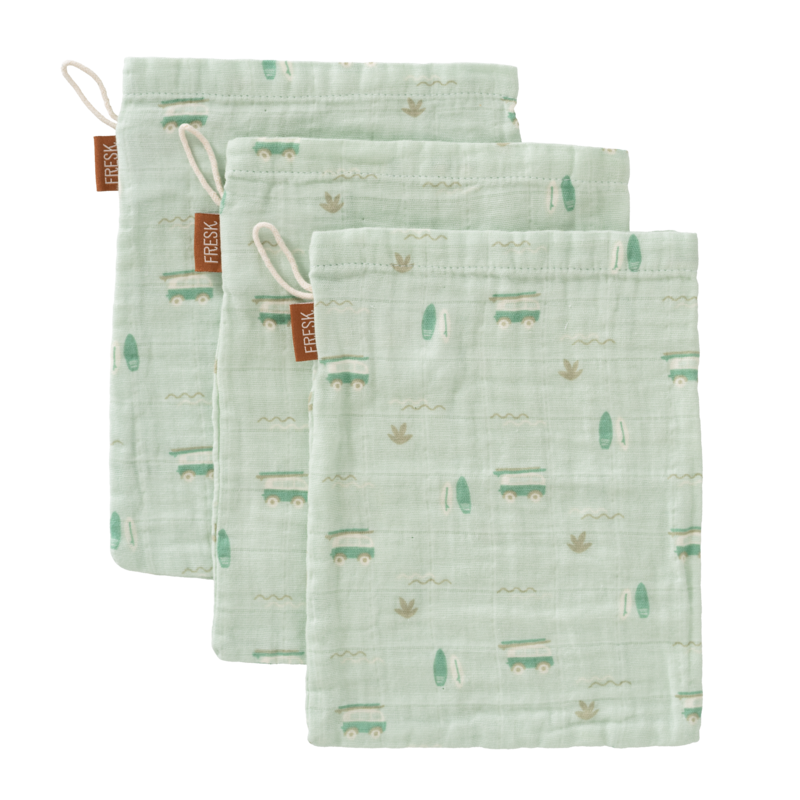 Fresk Washandjes set 3 st. Surf boy