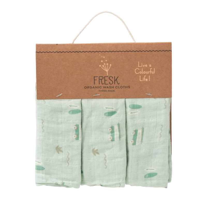 Fresk Washandjes set 3 st. Surf boy