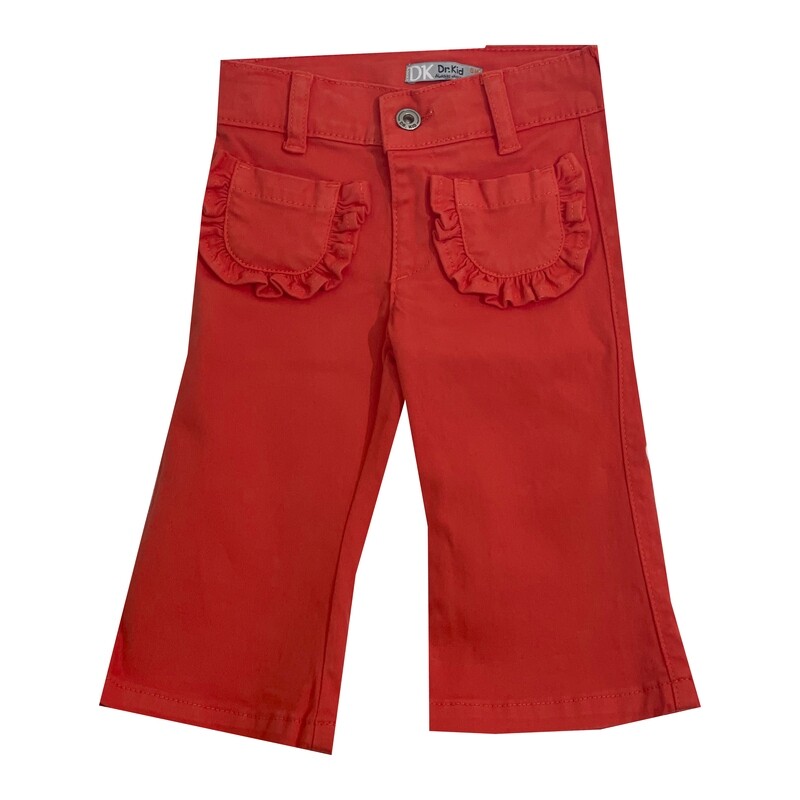 Dr. Kid broek rood met zakjes