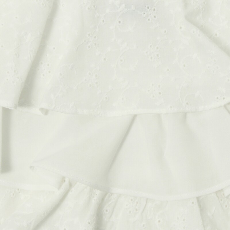Dr. Kid meisjes top wit broderie