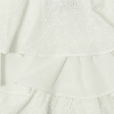 Dr. Kid meisjes top wit broderie