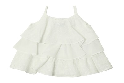 Dr. Kid meisjes top wit broderie
