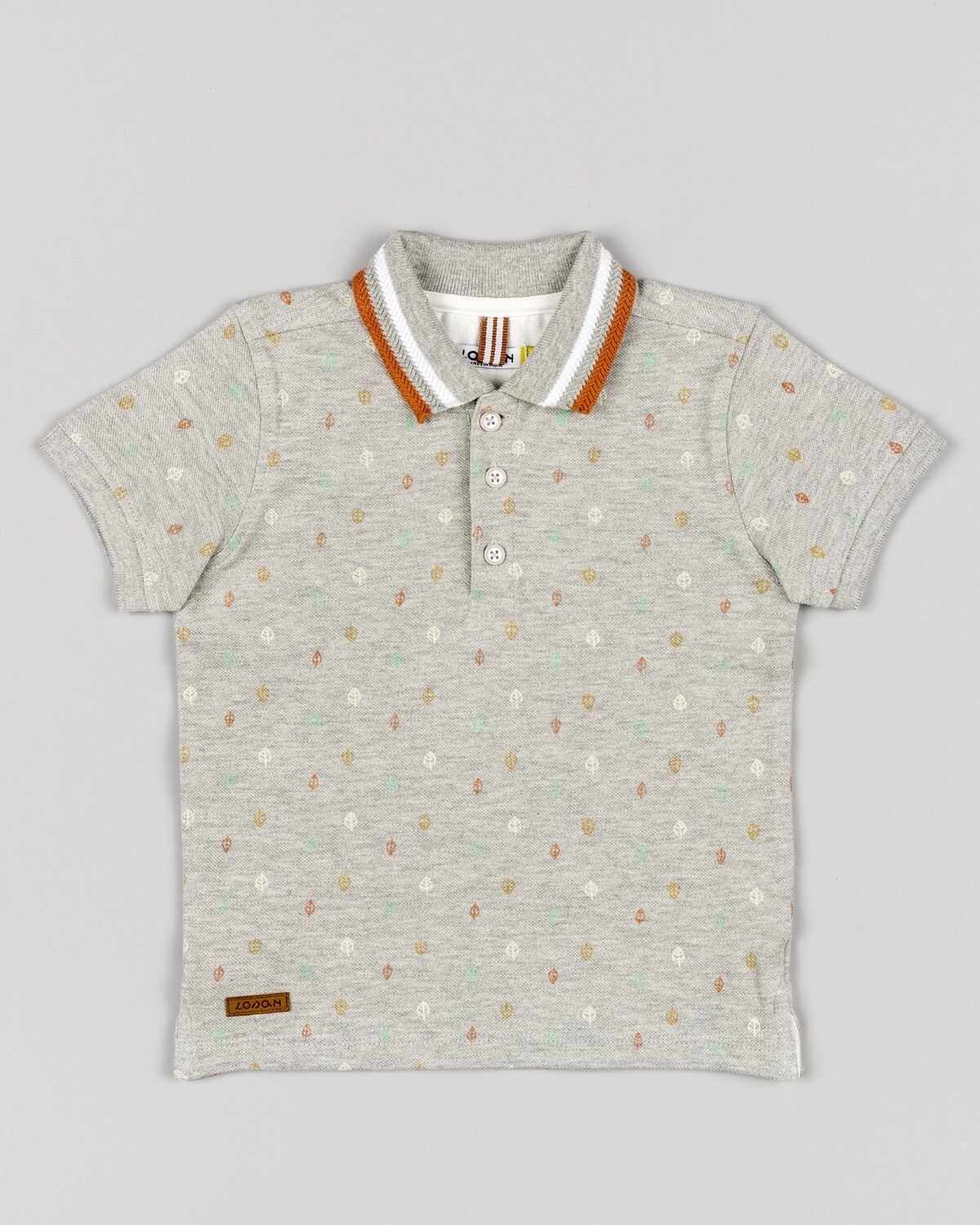 Losan Polo Tshirt Licht grijs melange, Maat: 6-9