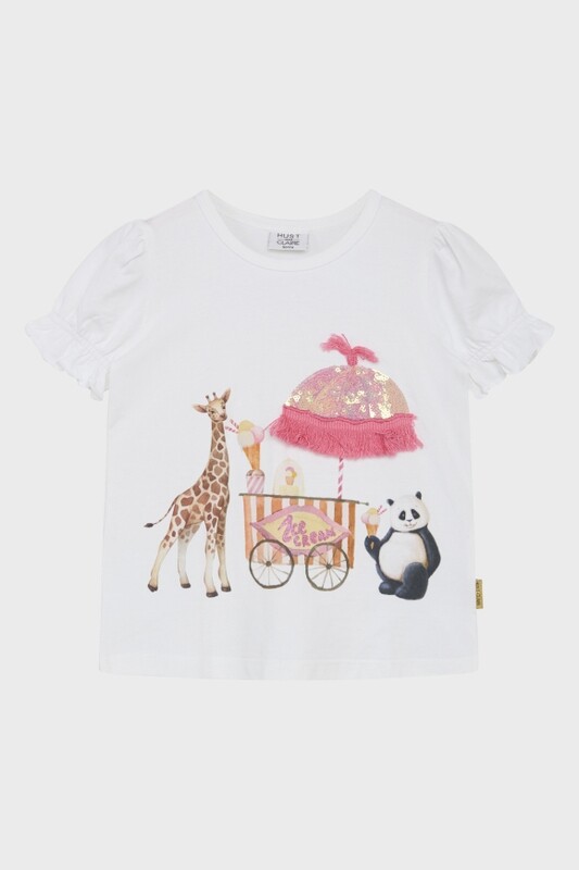 HCAyla - T-shirt Ijskar/Giraf