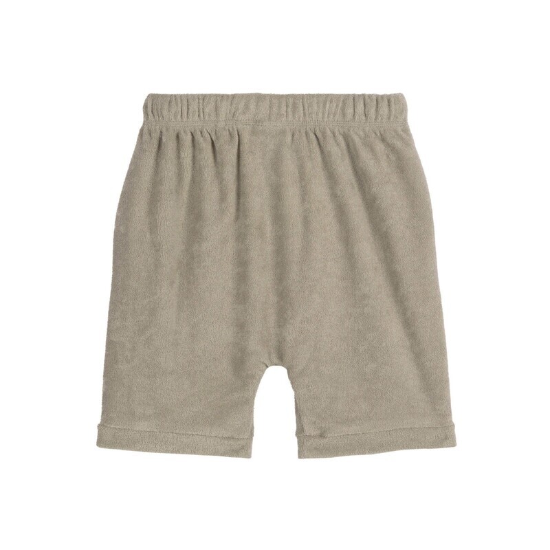 Lässig Badstof short kinderen, olijf
