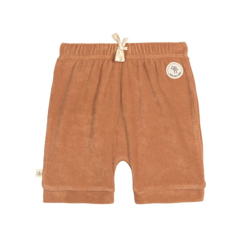 Lässig Badstof short kinderen, karamel