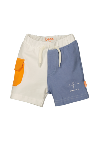 Bess SHORTS COLORBLOCK-WHITE