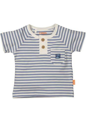 Bess SHIRT SH.SL. STRIPED-WHITE