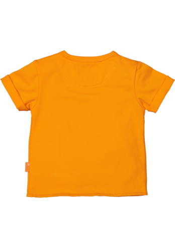 Bess SHIRT SH.SL. SLUB-ORANGE PARADISE