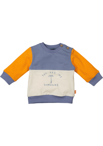Bess SWEATER COLORBLOCK-WHITE