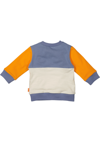 Bess SWEATER COLORBLOCK-WHITE