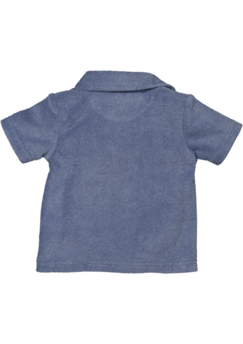 Bess POLO SH.SL. TOWELLING-COUNTRY BLUE