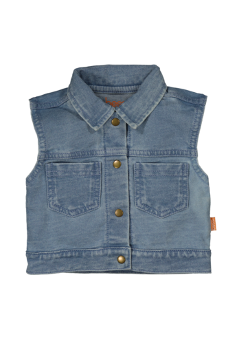 Bess GILET JOG DENIM-LIGHT WASH
