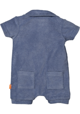 Bess PLAYSUIT TOWELLING-COUNTRY BLUE